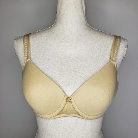 Barely Breezies Full Coverage Wide Strap Bra 34B - Picture 2 of 10